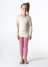 Altramoda long-sleeved sweater for children in wool, organic cotton and silk