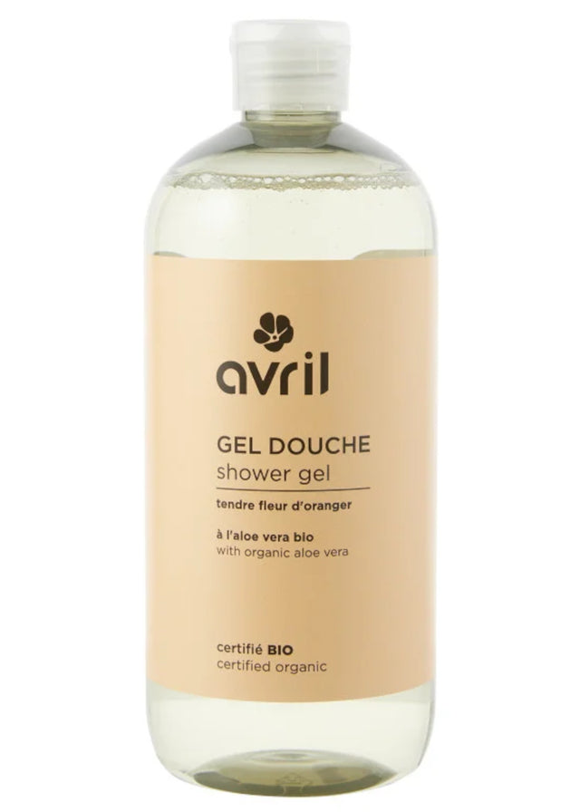 Avril organic orange blossom shower gel