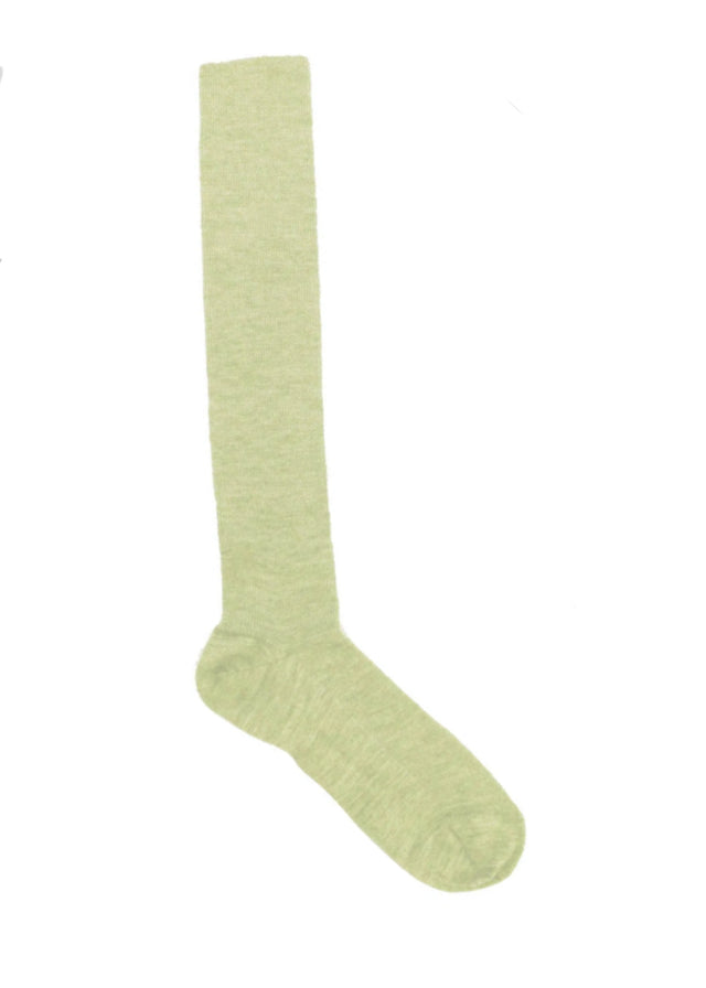 Long thin socks in wool and cotton