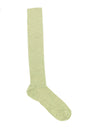 Long thin unisex sock in wool and cotton