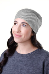 Cappello Beanie unisex in pura baby alpaca