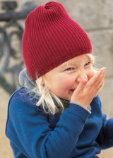 Disana children's hat in organic merino wool