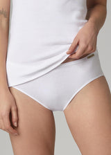 High-waisted Jazz briefs in 100% organic fair cotton