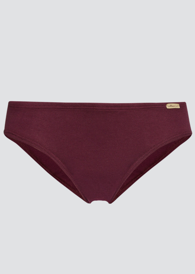 Mini briefs in 100% organic cotton