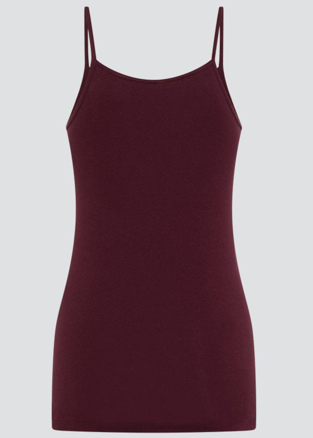 Fine shoulder tank top in 100% organic fair cotton