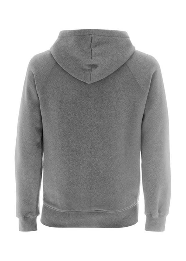 Felpa unisex maniche a raglan con cappuccio in cotone biologico