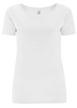 T-shirt donna basica in puro cotone biologico