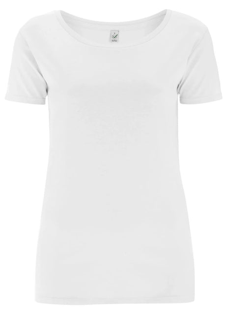 T-shirt donna basica in puro cotone biologico