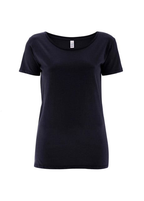 T-shirt donna basica in puro cotone biologico