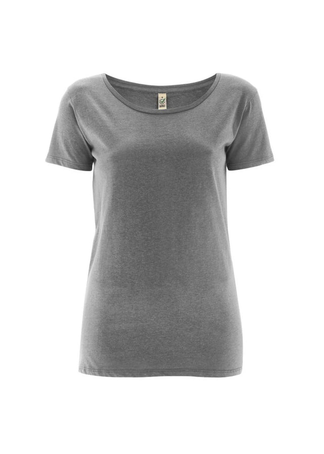 T-shirt donna basica in puro cotone biologico