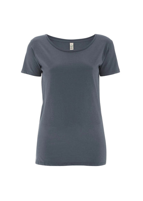 T-shirt donna basica in puro cotone biologico