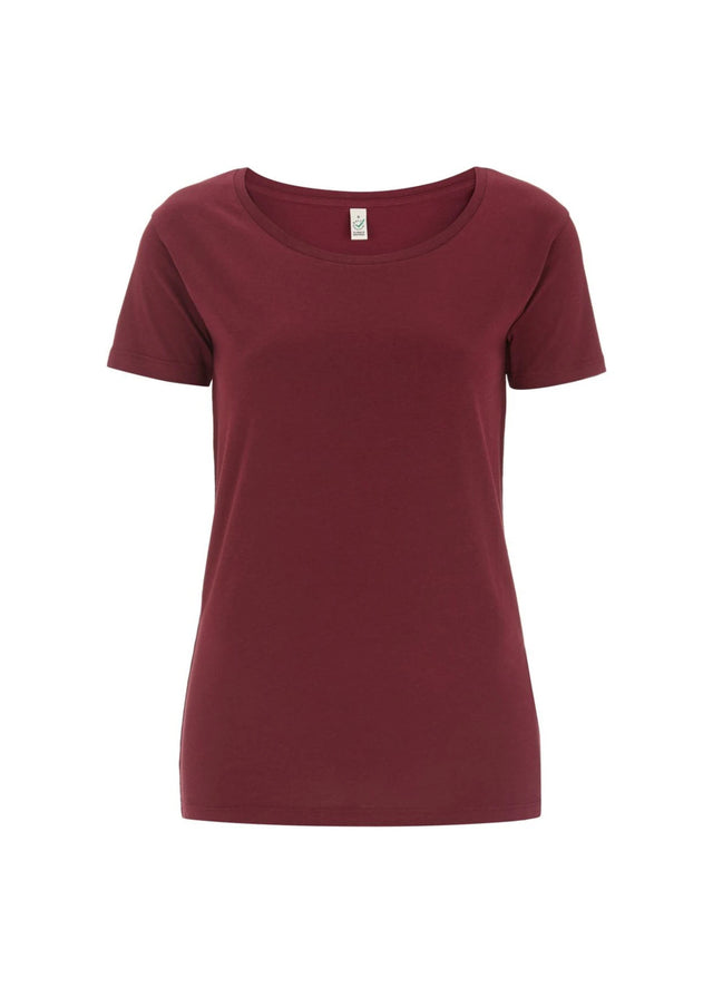 T-shirt donna basica in puro cotone biologico