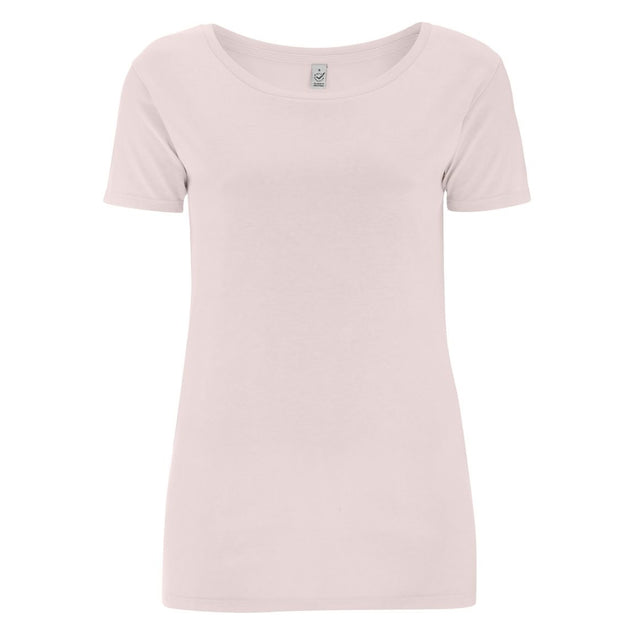 T-shirt donna basica in puro cotone biologico