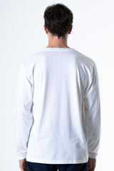 Unisex basic long sleeve shirt in organic cotton