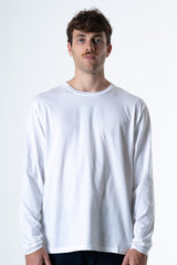 Unisex basic long sleeve shirt in organic cotton