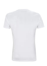 Men's basic short-sleeved V-neck shirt in organic cotton