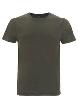 Maglia unisex stone washed a maniche corte in cotone biologico