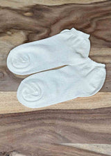 Socks in undyed organic cotton