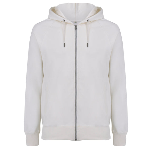 Felpa unisex pesante con cappuccio e zip in cotone biologico