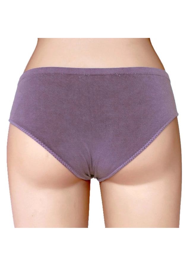 Basic low waist culotte briefs in Bamboo and Castor