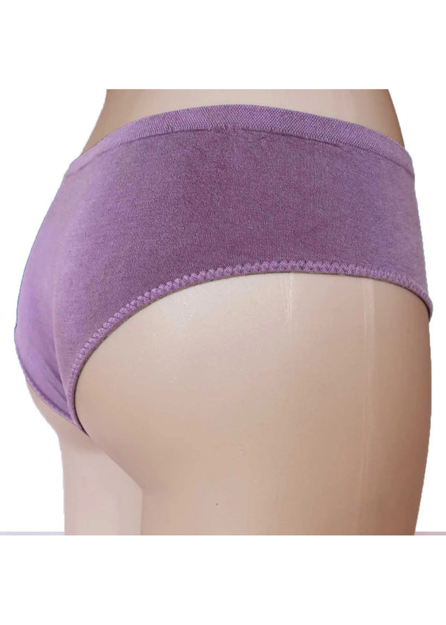 Basic low waist culotte briefs in Bamboo and Castor