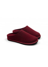 Easy Bordeaux slippers in wool felt