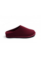 Easy Bordeaux slippers in wool felt