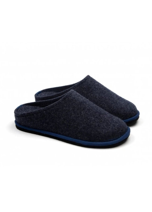 Easy Jeans slippers in wool felt