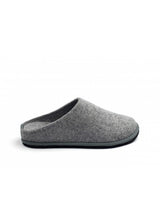 Easy Gray wool felt slippers