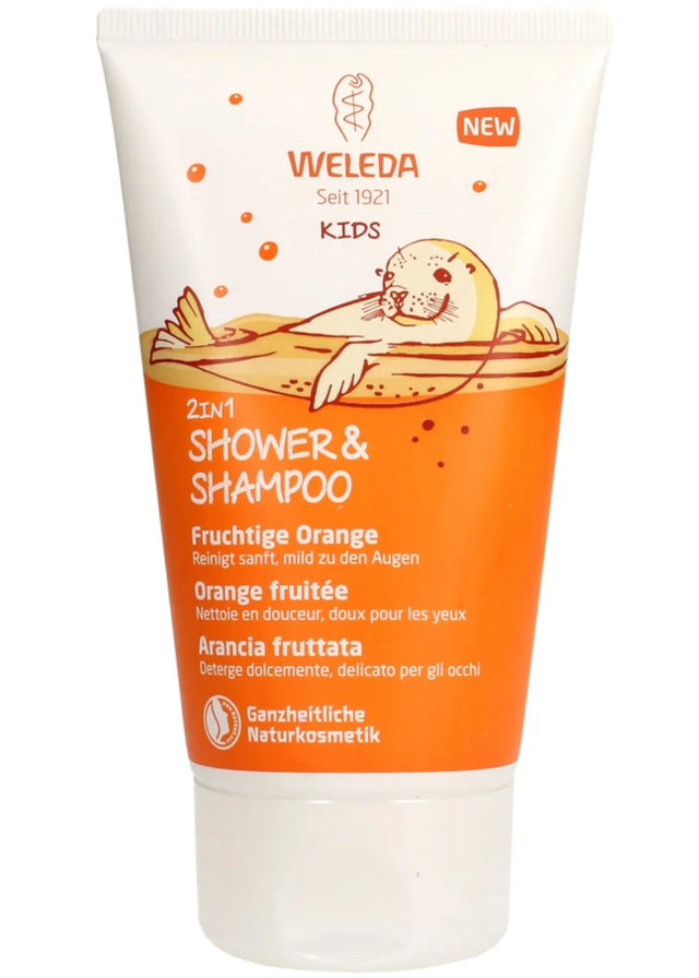 Shower Shampoo Kids Weleda Orange