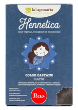 Hennetica tinta vegetale Bio Ratri - color castano scuro