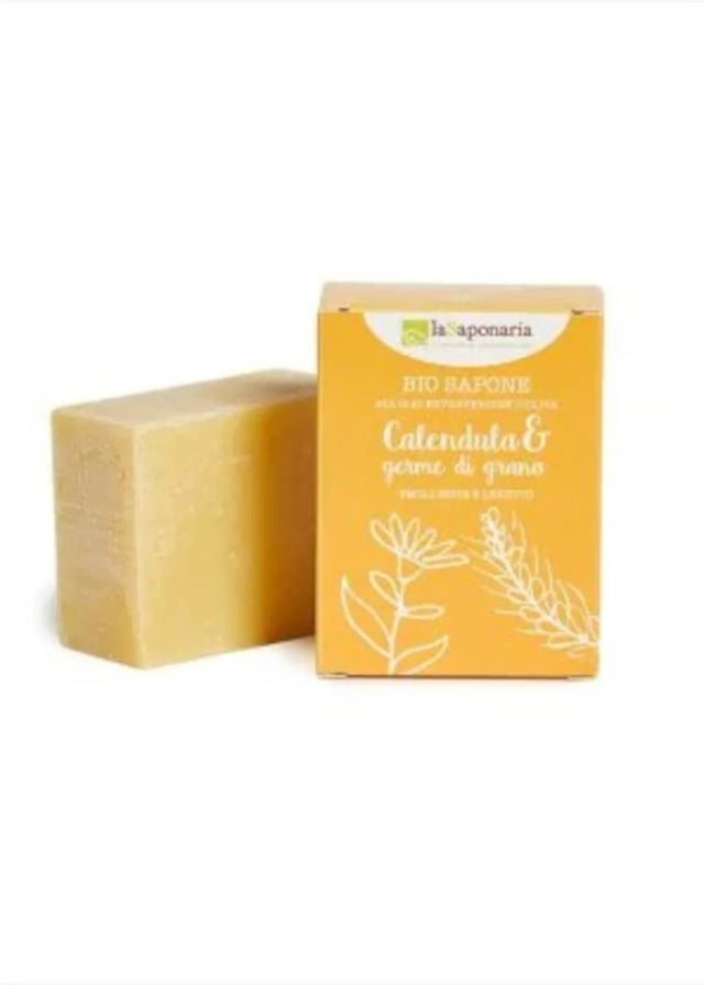 Organic soap with Calendula extra virgin olive oil - delicate skin