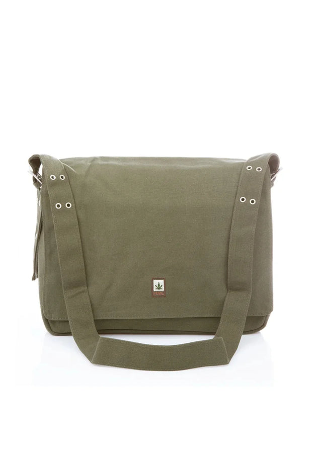 HV Vegan hemp shoulder messenger bag