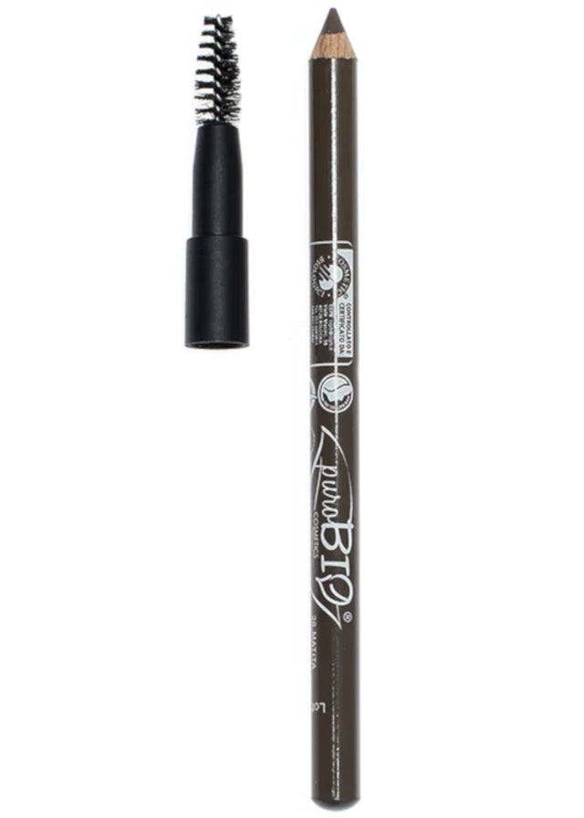 Eyebrow Pencil 28 - dark shades pureBIO Vegan