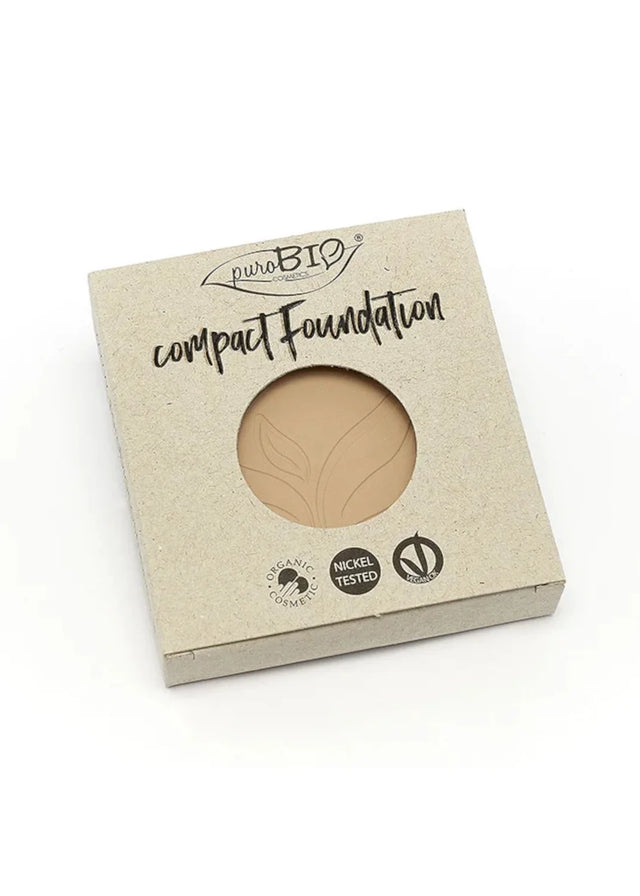 Organic VEGAN pureBIO Compact Foundation