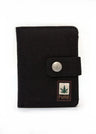 Wallet with hemp button