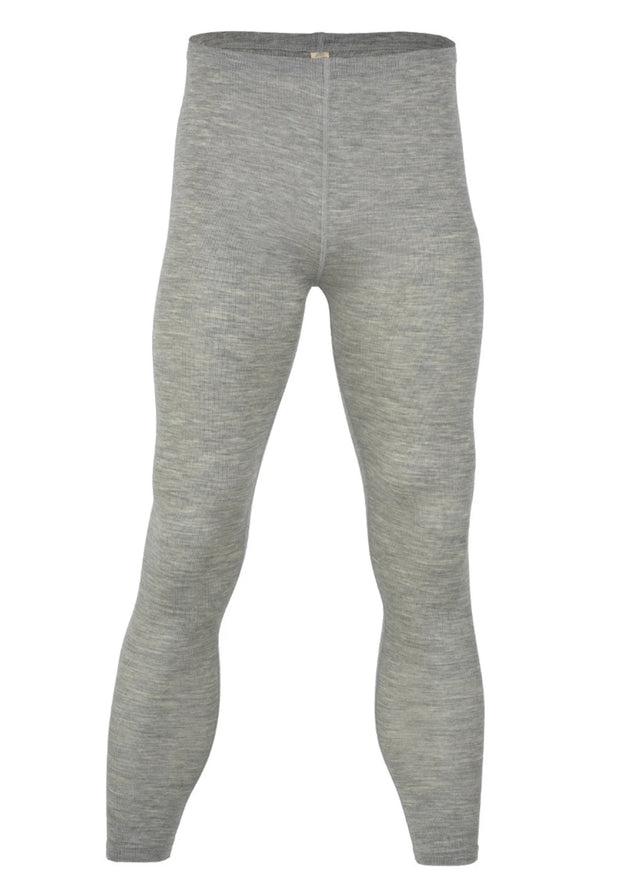 Gray men's fuseaux in organic wool and silk