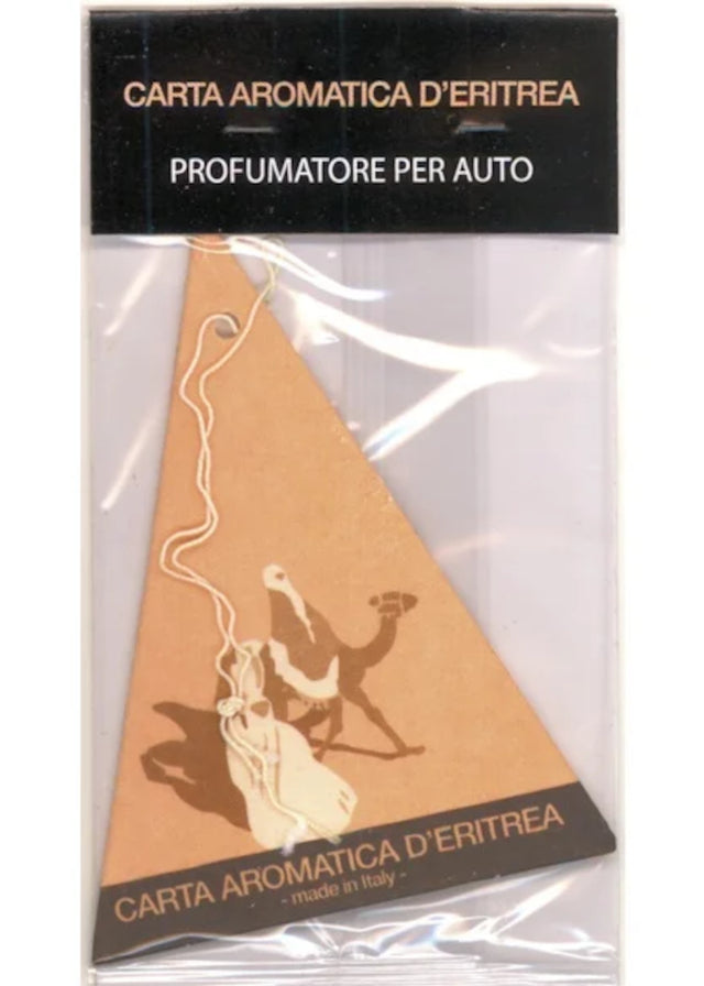 Car air freshener with Aromatic Paper of Eritrea