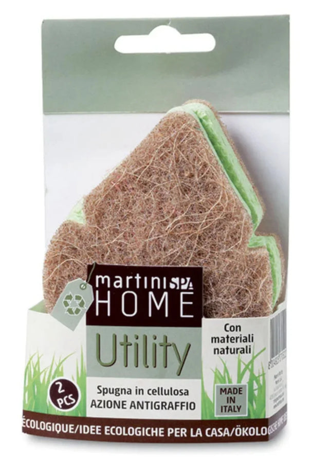 Anti-scratch vegetable cellulose sponge for the home