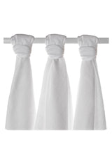 White bamboo gauze set of 3 pieces