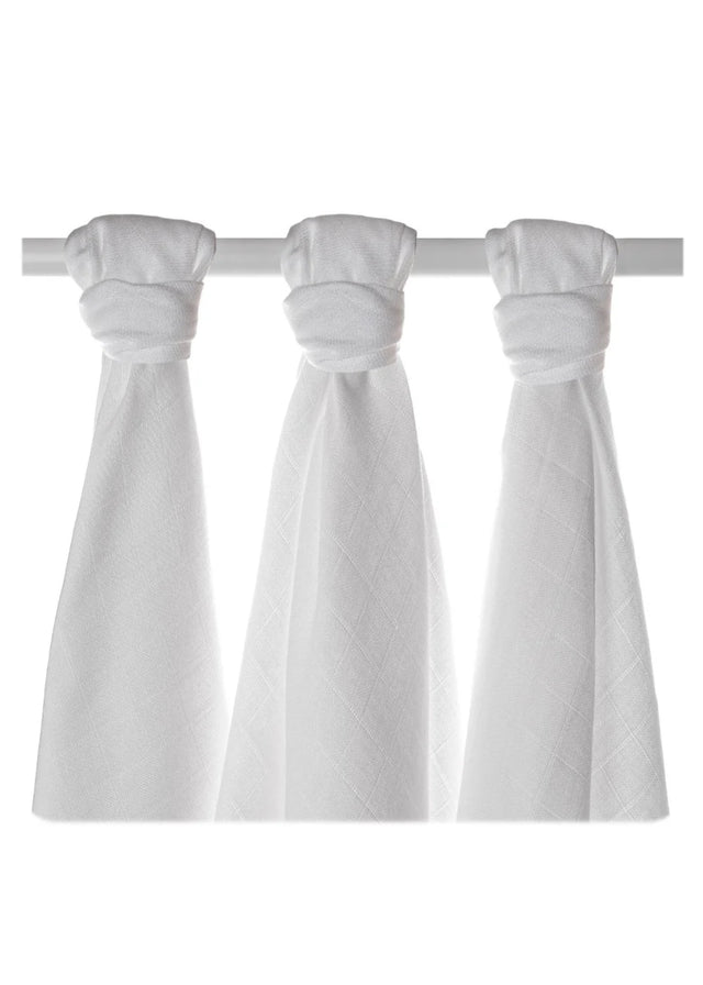 White bamboo gauze set of 3 pieces