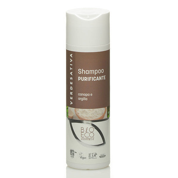 Bio Vegan hemp and clay purifying shampoo