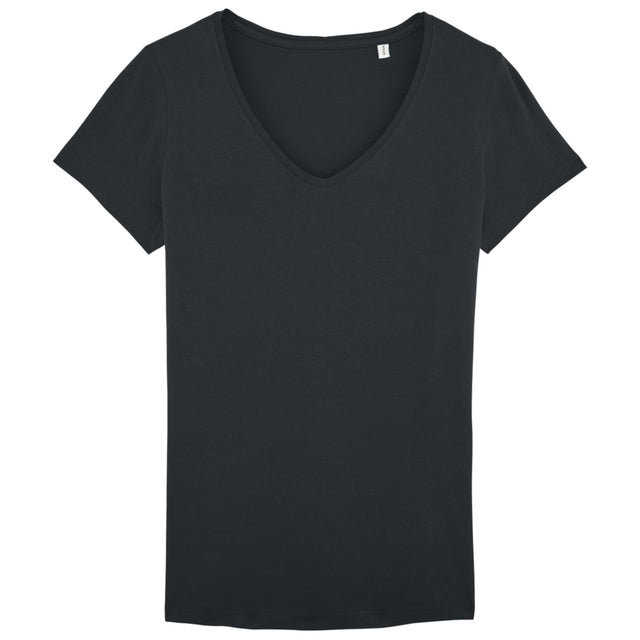 Maglia donna Evoker collo a V in cotone biologico