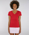 Evoker women's V-neck sweater in organic cotton