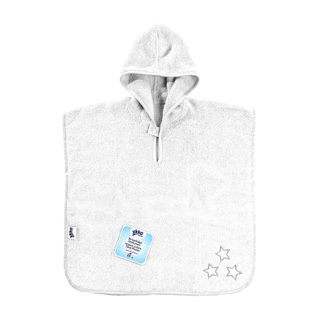 Kikko poncho bathrobe in organic cotton