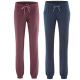 Lightweight BLUE tracksuit trousers in organic cotton