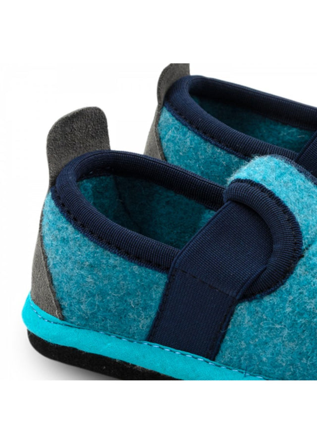 Muvy Copper Oxide slippers for children and teenagers in wool felt