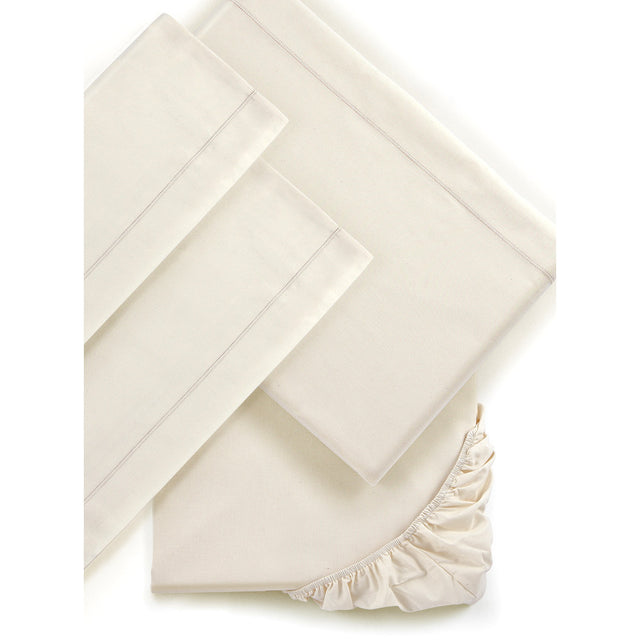 Mymami double bed sheets in natural raw organic cotton