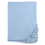 Single fitted sheet in colored organic cotton