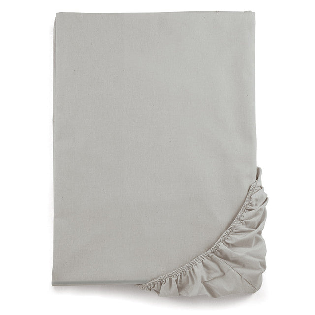 Single fitted sheet in colored organic cotton